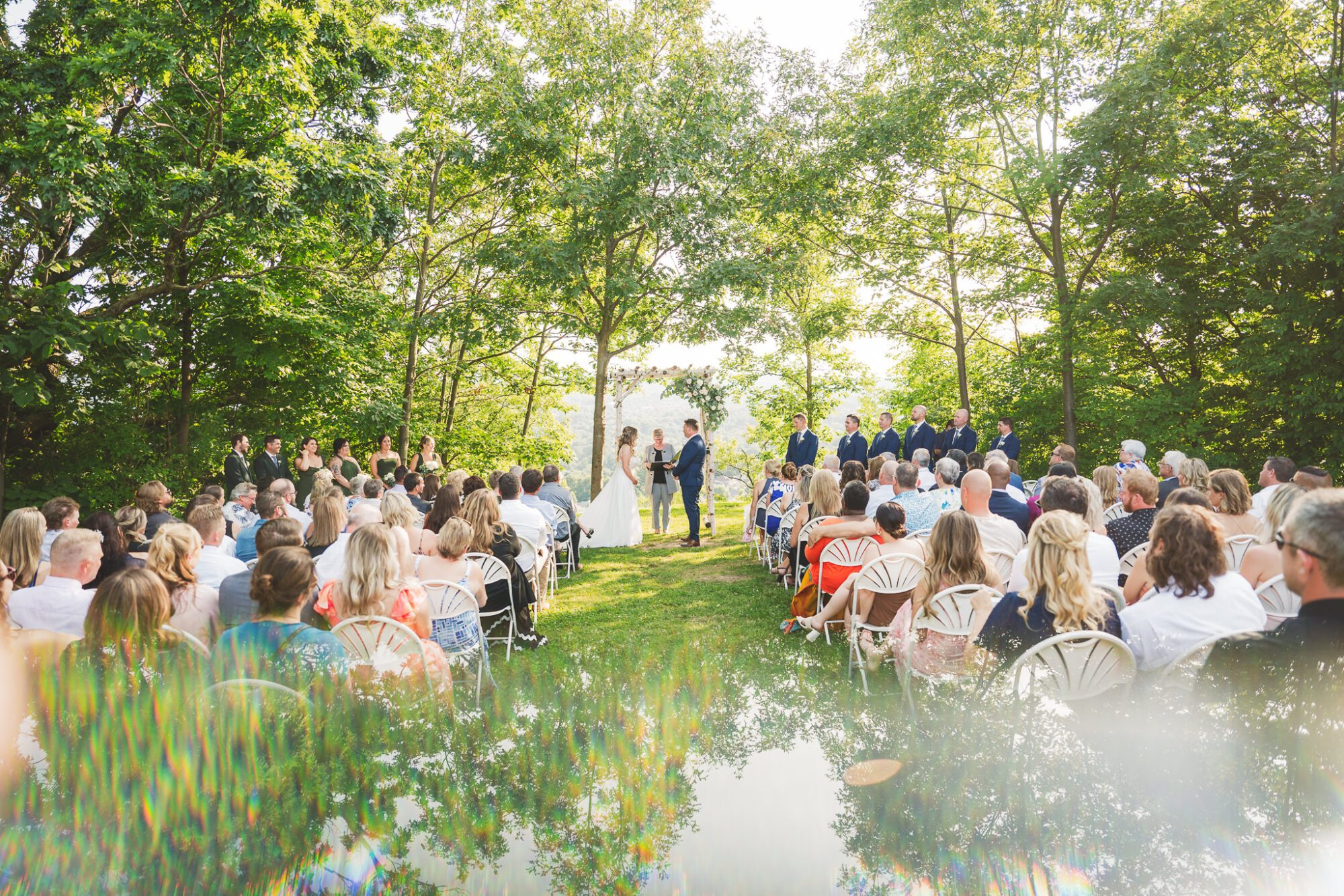 Dyment's Glen Drummond Farm ceremony